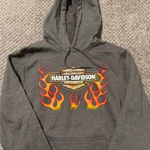 Harley-Davidson Charcoal Tee with White Logo